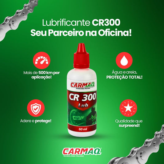 Lubrificante CR 300 CARMAQ para Relação de Motos com Proteção Avançada