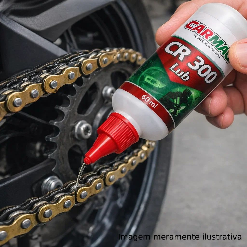 Lubrificante CR 300 CARMAQ para Relação de Motos com Proteção Avançada