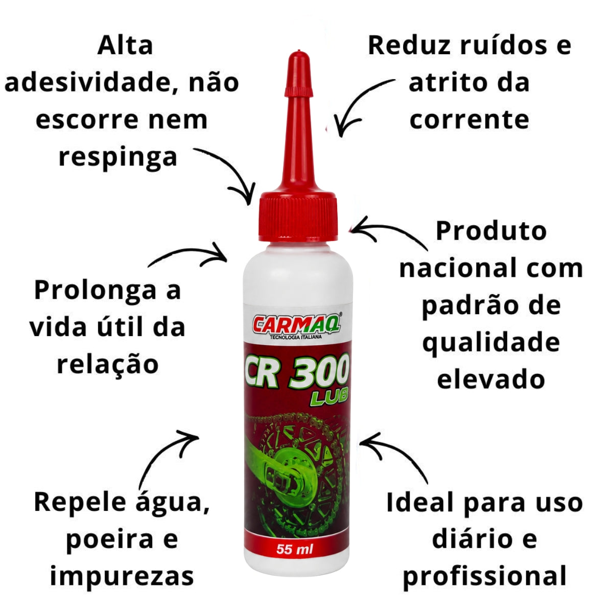 Kit Limpeza Moto Elétrica 2 OX Clean Moto + 1 bloqueador Malak +1 Cr 300