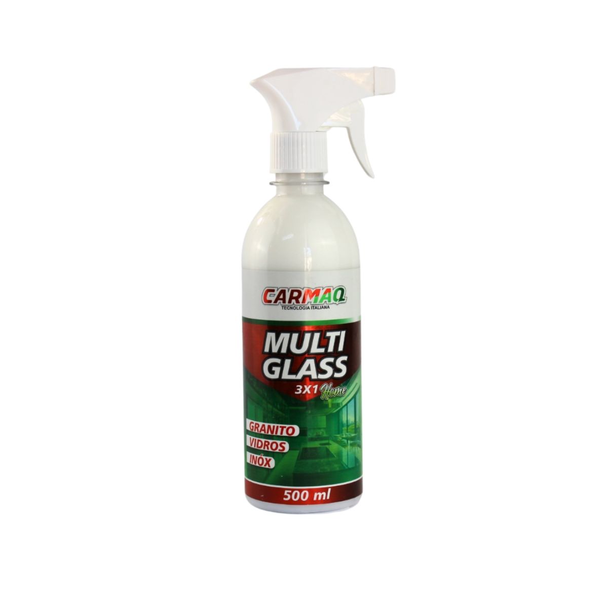 Multi Glass 500ml – Limpeza Pesada de Vidros e Superfícies