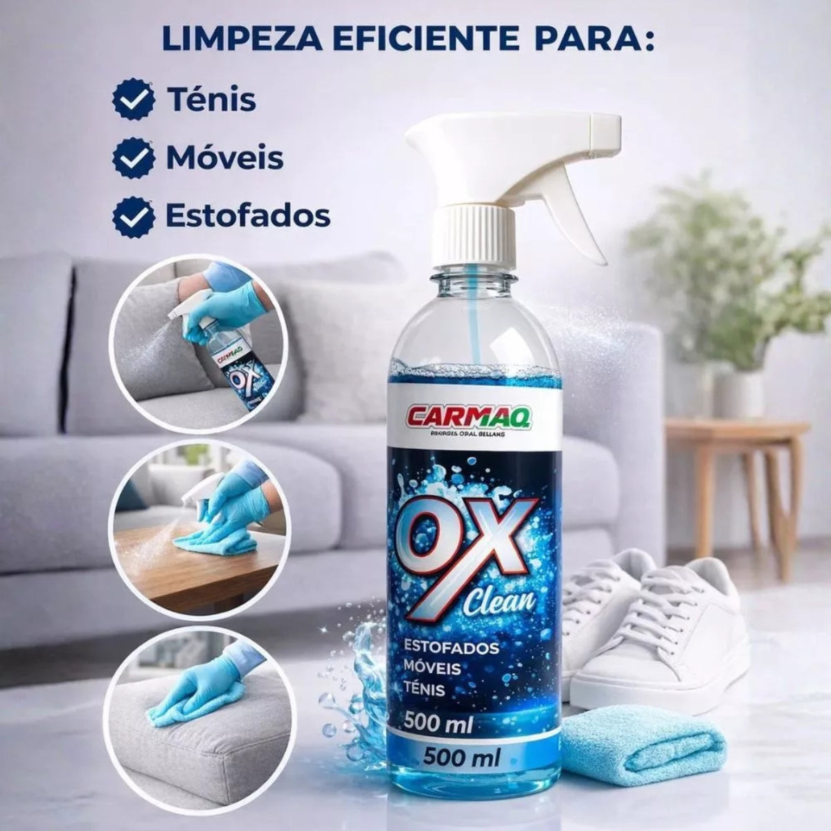 Kit Casa Limpa - 1 Dsw Home + 2 Ox Clean + 1 Bloqueado Malak