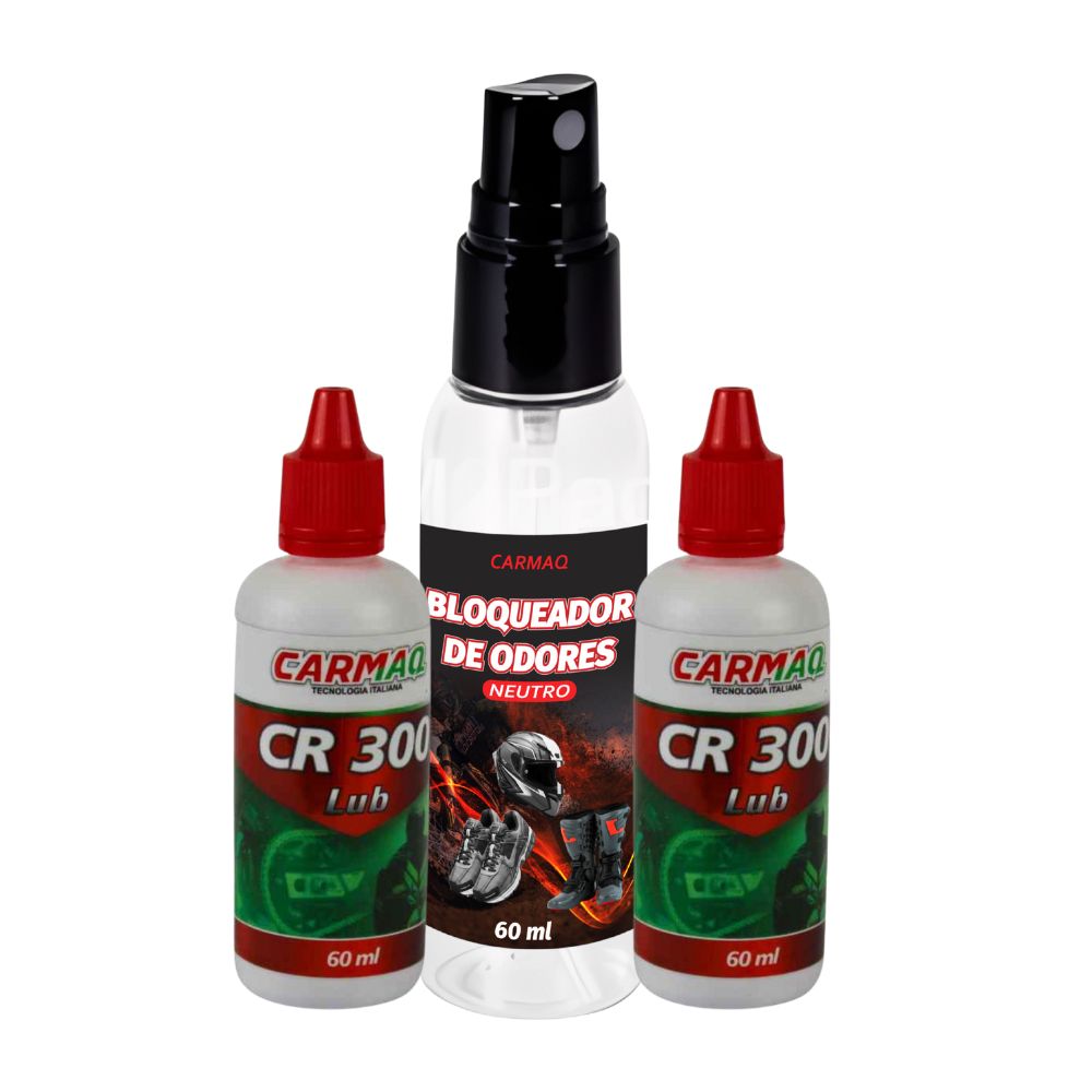 Kit 2 Lubrificante CR300 + 1 Bloqueador Neutro