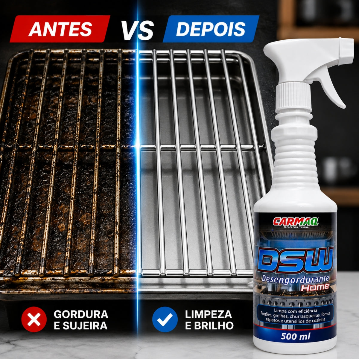 Kit 12 Desengordurante DSW Home 500ml