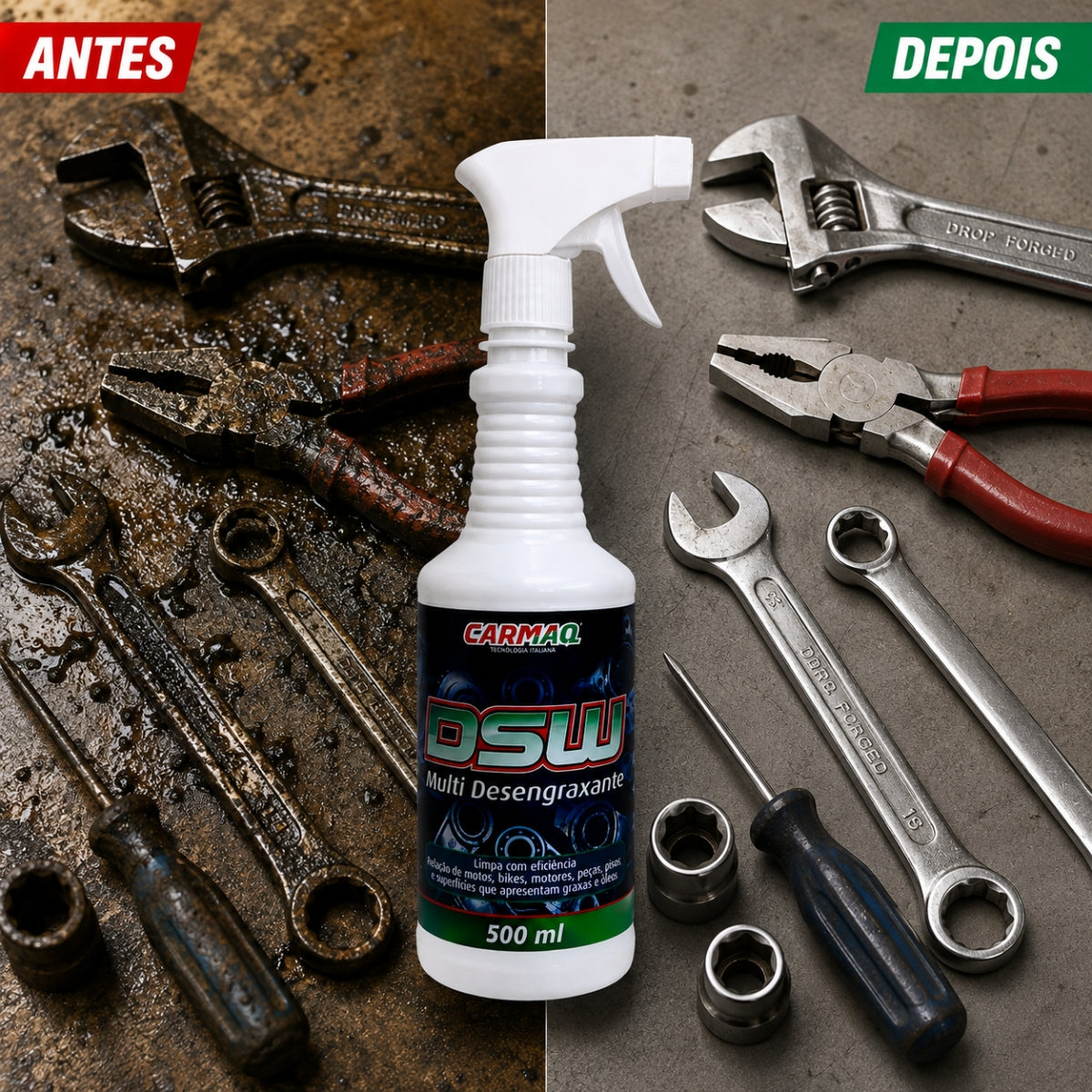 Kit 12 Desengraxante DSW PRO 500ml