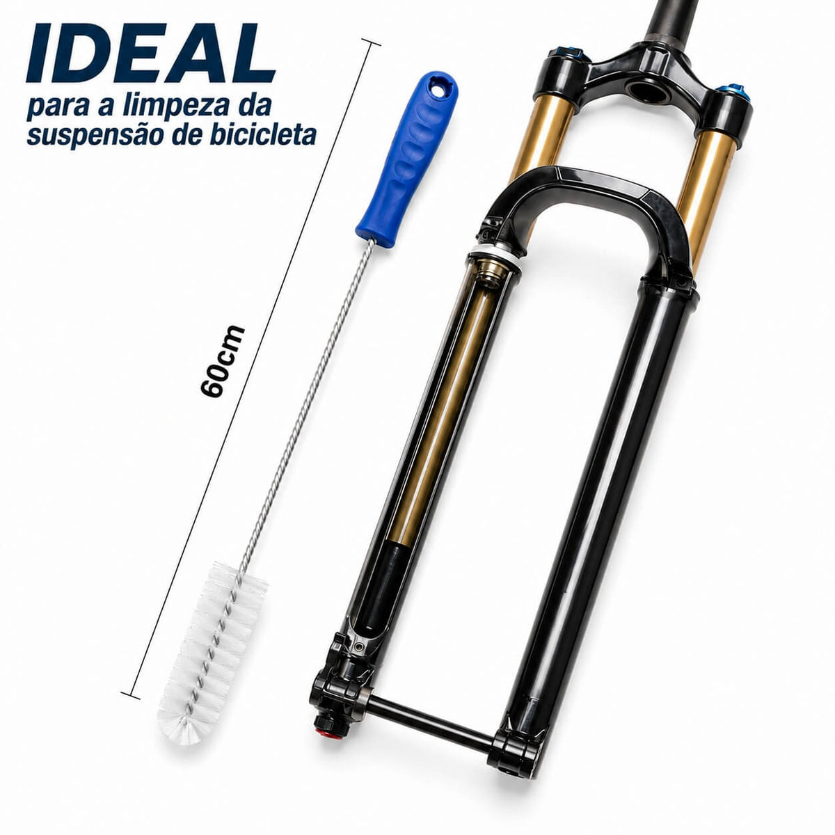 Escova Limpeza Suspensão Bike Bicicleta 60cm