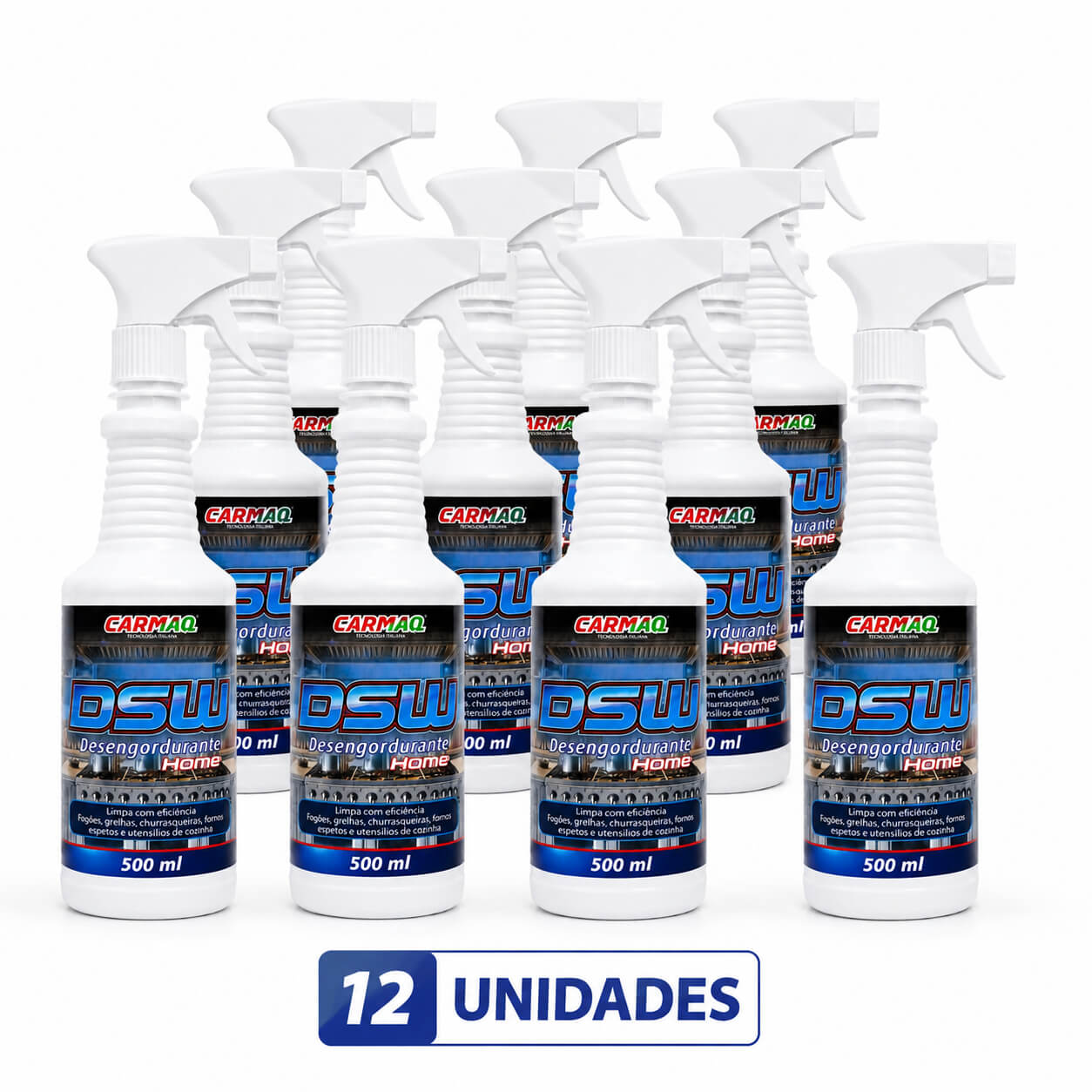 Kit 12 Desengordurante DSW Home 500ml