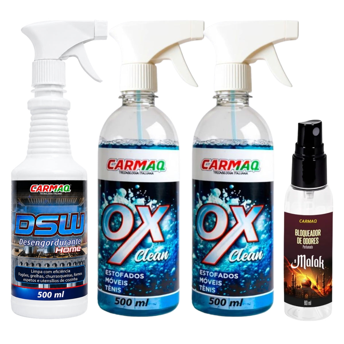 Kit Casa Limpa - 1 Dsw Home + 2 Ox Clean + 1 Bloqueado Malak