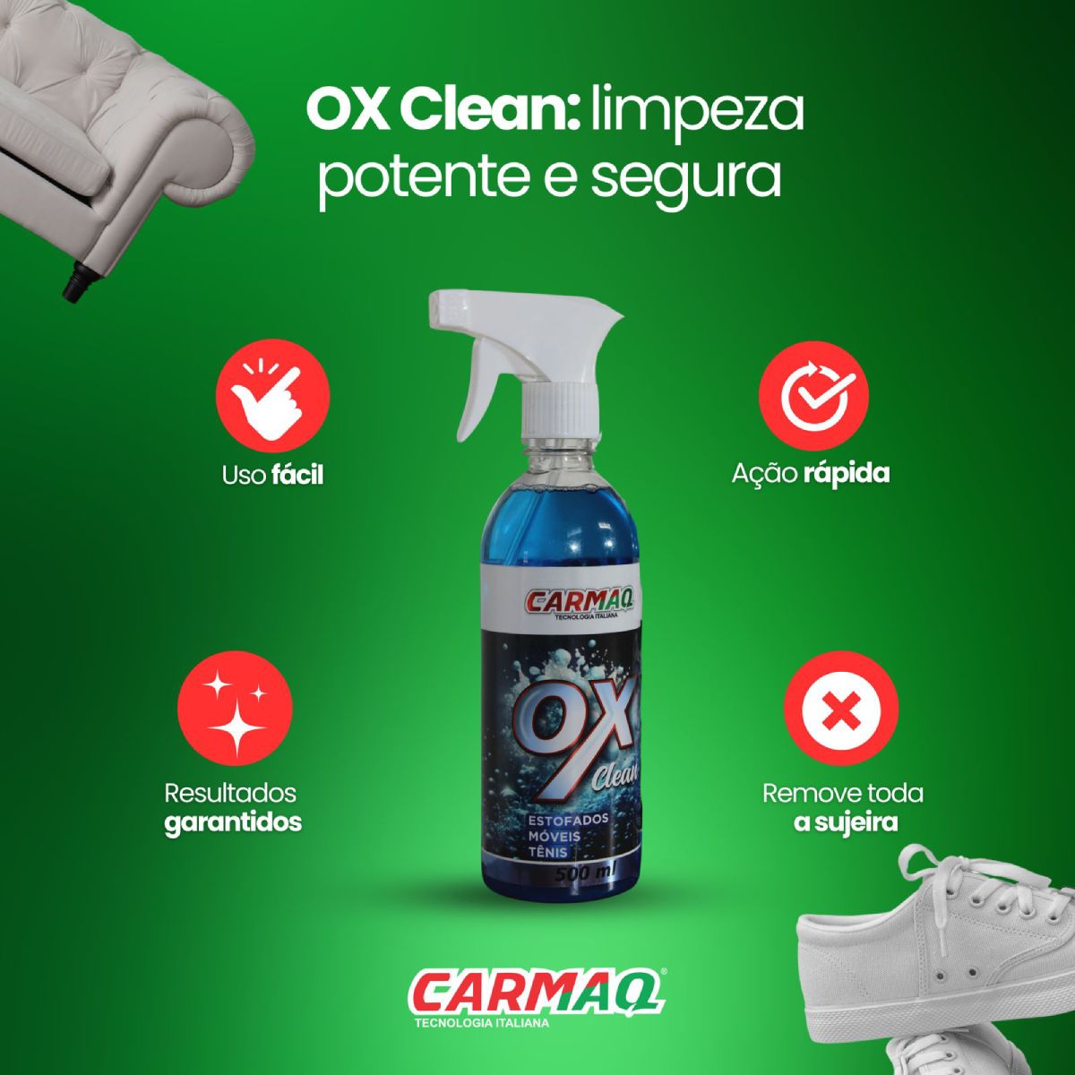 Kit Oxclean + Bloqueador de Odores Malak